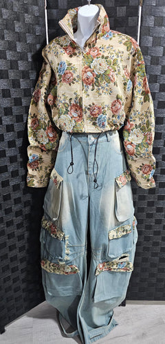 Unlike the Rest Floral Denim Set
